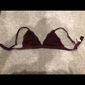 Maroon bralette
